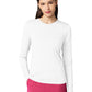 Women's Crew Neck Long Sleeve Tee - 5009 - White