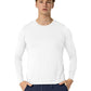Men's Crew Neck Long Sleeve Tee - 5509 - White