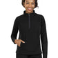 Women's Two-Pocket Perfect Quarter Zip Jacket - 6036 - Black