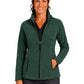 Women's Two-Pocket Bonded Fleece Full Zip Jacket - 6055 - Hunter