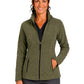 Women's Two-Pocket Bonded Fleece Full Zip Jacket - 6055 - Olive