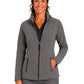 Women's Two-Pocket Bonded Fleece Full Zip Jacket - 6055 - Pewter