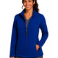 Women's Two-Pocket Bonded Fleece Full Zip Jacket - 6055 - Royal Blue