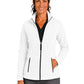 Women's Two-Pocket Bonded Fleece Full Zip Jacket - 6055 - White