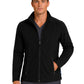 Men's Two-Pocket Bonded Fleece Full Zip Jacket - 6555 - Black