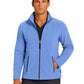 Men's Two-Pocket Bonded Fleece Full Zip Jacket - 6555 - Ceil Blue