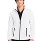 Men's Two-Pocket Bonded Fleece Full Zip Jacket - 6555 - White