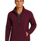 Men's Two-Pocket Bonded Fleece Full Zip Jacket - 6555 - Wine