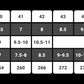 SIZECHART
