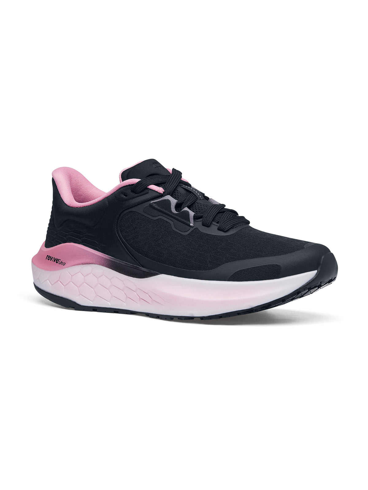 Women's Pinnacle Runner Non-Slip Lightweight Shoe - PINNACLERUNNERW - Black/Pink