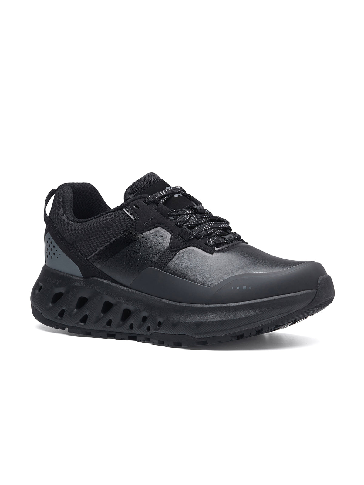 Women's Springer Leather Non-Slip Lightweight Shoe - SPRINGERLEATHERW - Black