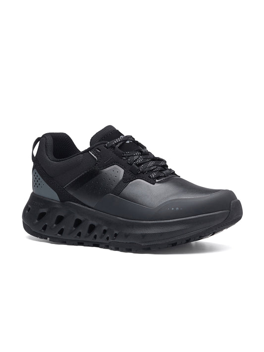Women's Springer Leather Non-Slip Lightweight Shoe - SPRINGERLEATHERW - Black