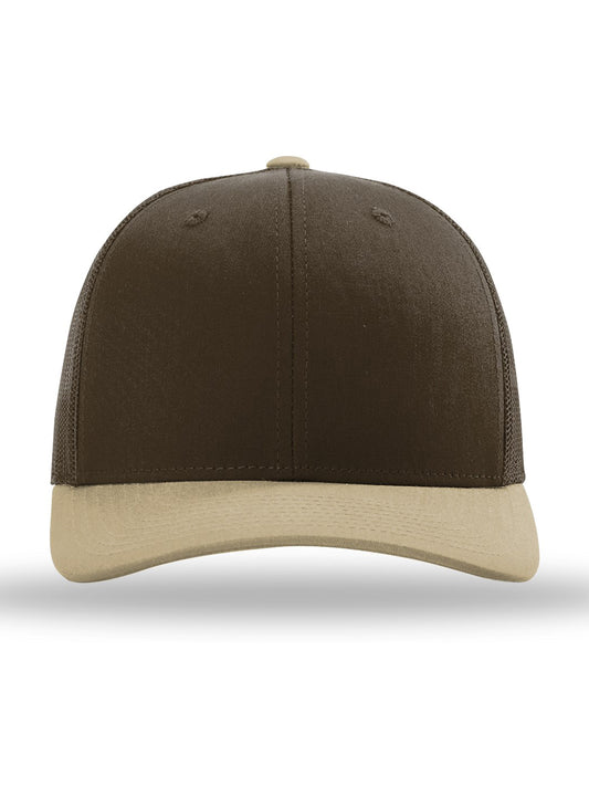 Unisex Trucker Cap - 112 - Brown/ Brown/ Khaki