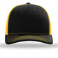 Unisex Trucker Cap - 112 - Black/ Gold