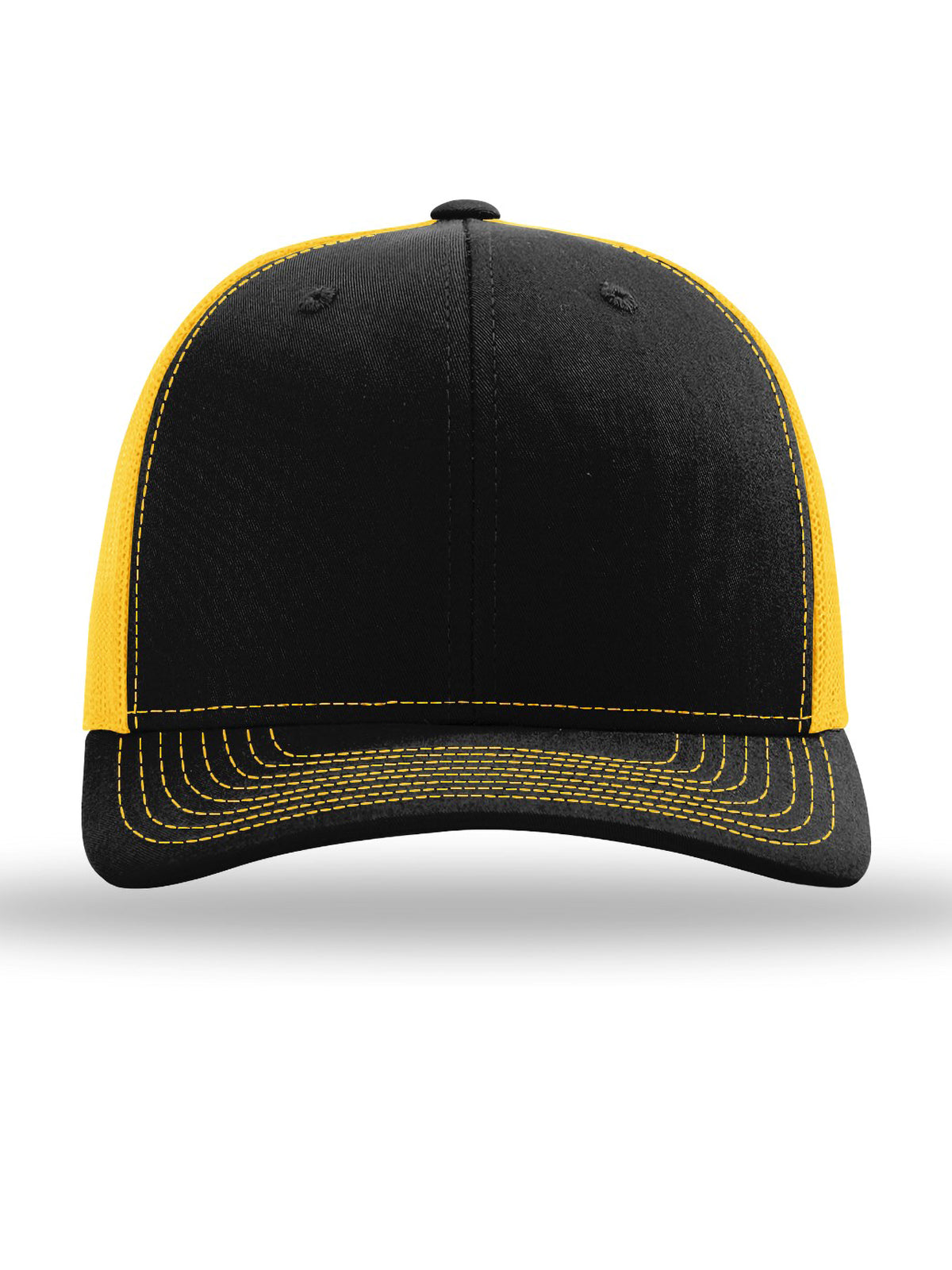 Unisex Trucker Cap - 112 - Black/ Gold