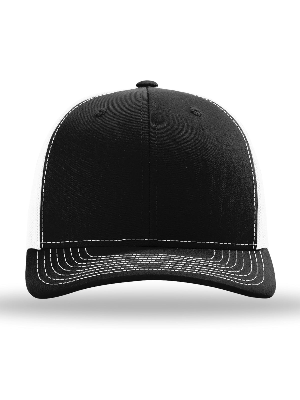 Unisex Trucker Cap - 112 - Black/ White