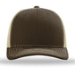 Unisex Trucker Cap - 112 - Brown/ Khaki