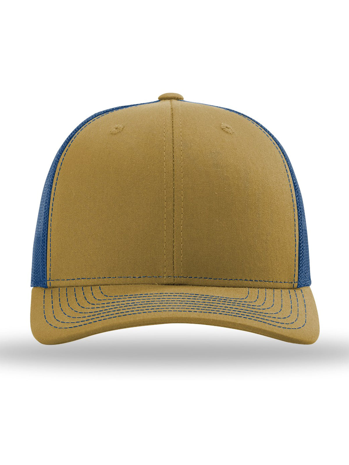 Unisex Trucker Cap - 112 - Biscuit/ True Blue