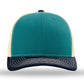 Unisex Trucker Cap - 112 - Blue Teal/ Birch/ Navy