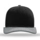 Unisex Trucker Cap - 112 - Black/ White/ Heather Grey
