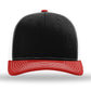 Unisex Trucker Cap - 112 - Black/ White/ Red