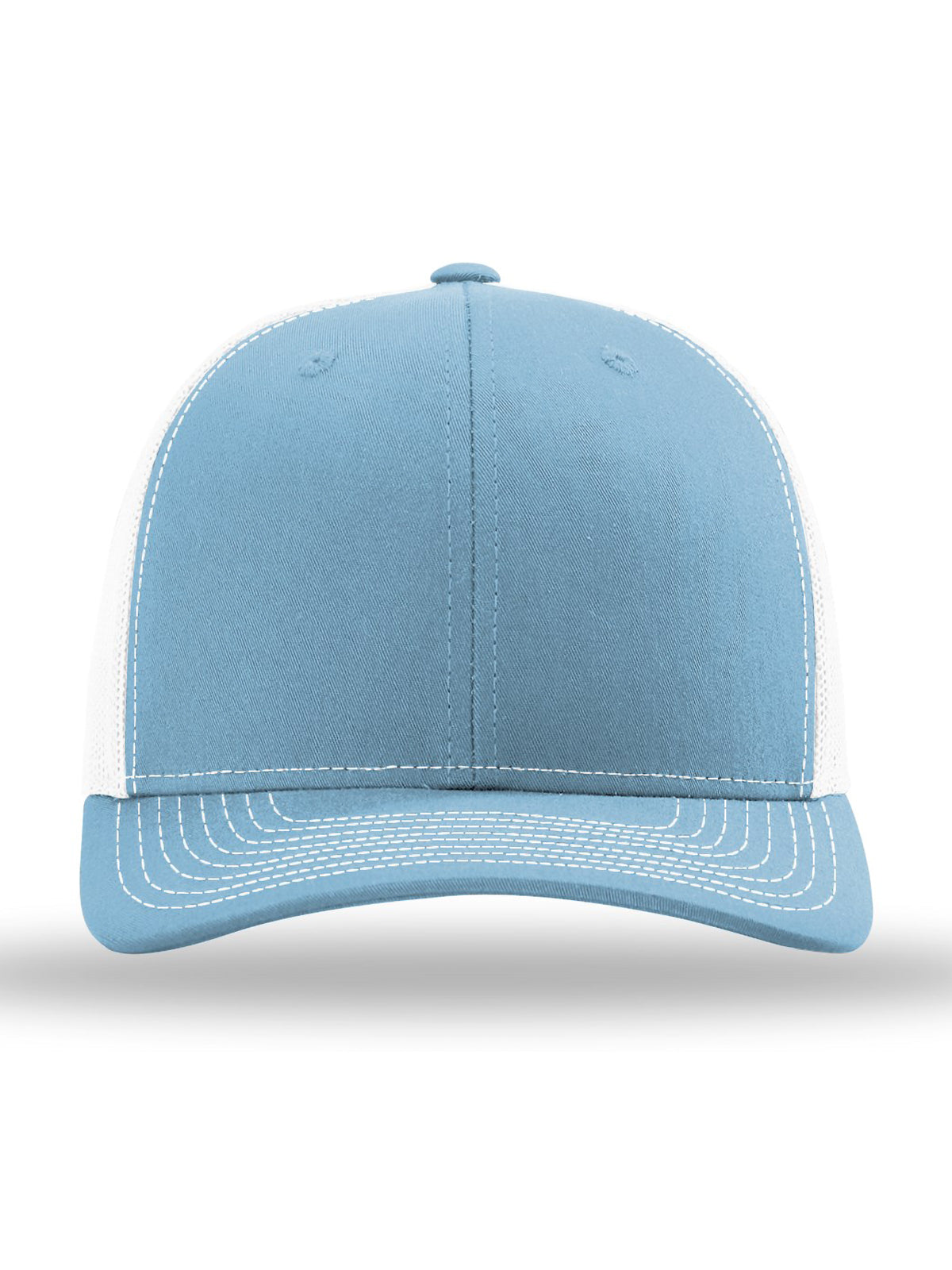 Unisex Trucker Cap - 112 - Columbia Blue/ White