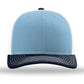 Unisex Trucker Cap - 112 - Columbia Blue/ White/ Navy