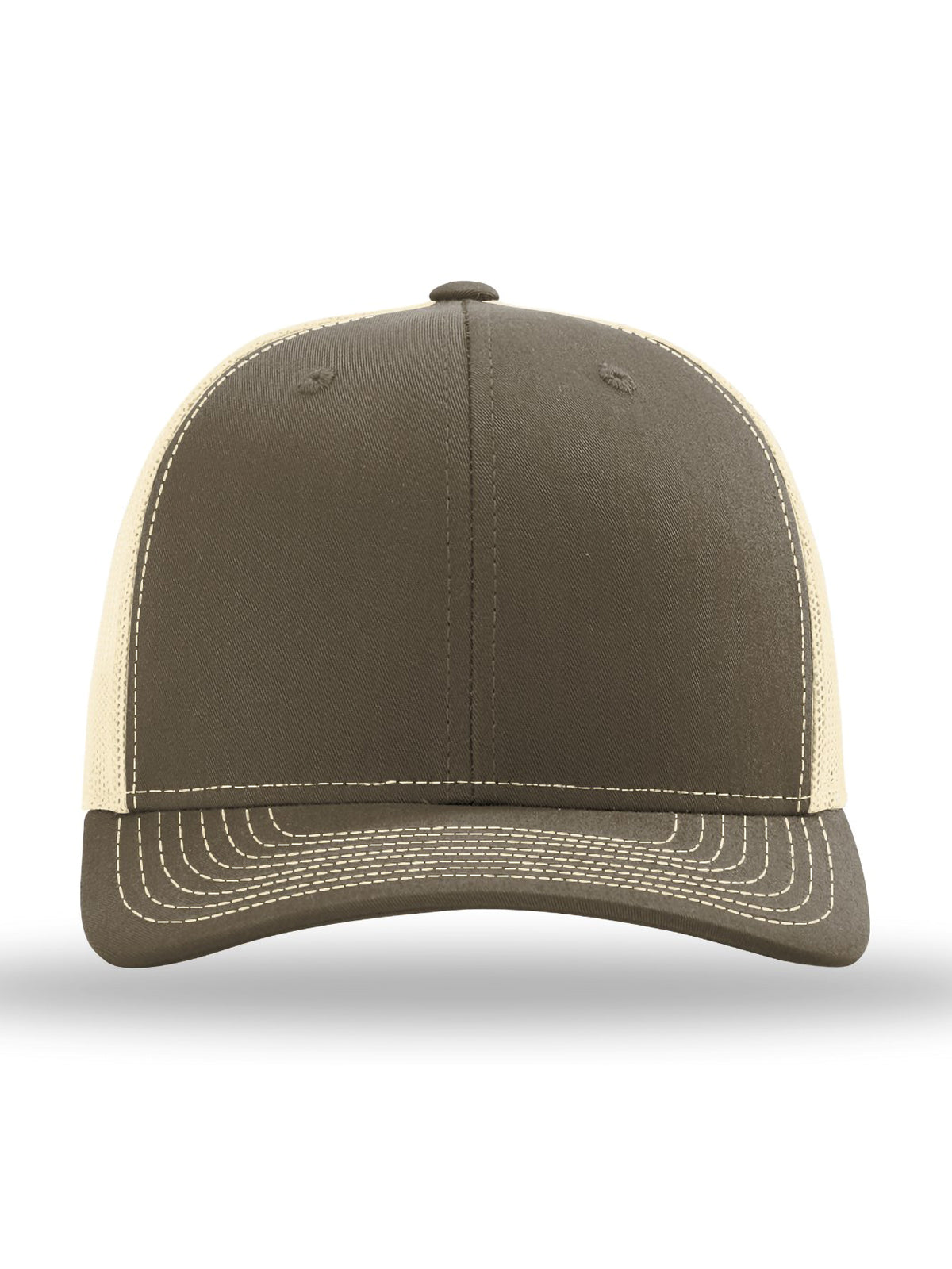 Unisex Trucker Cap - 112 - Chocolate Chip/ Birch