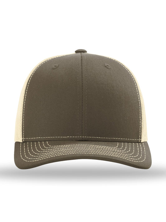 Unisex Trucker Cap - 112 - Chocolate Chip/ Birch