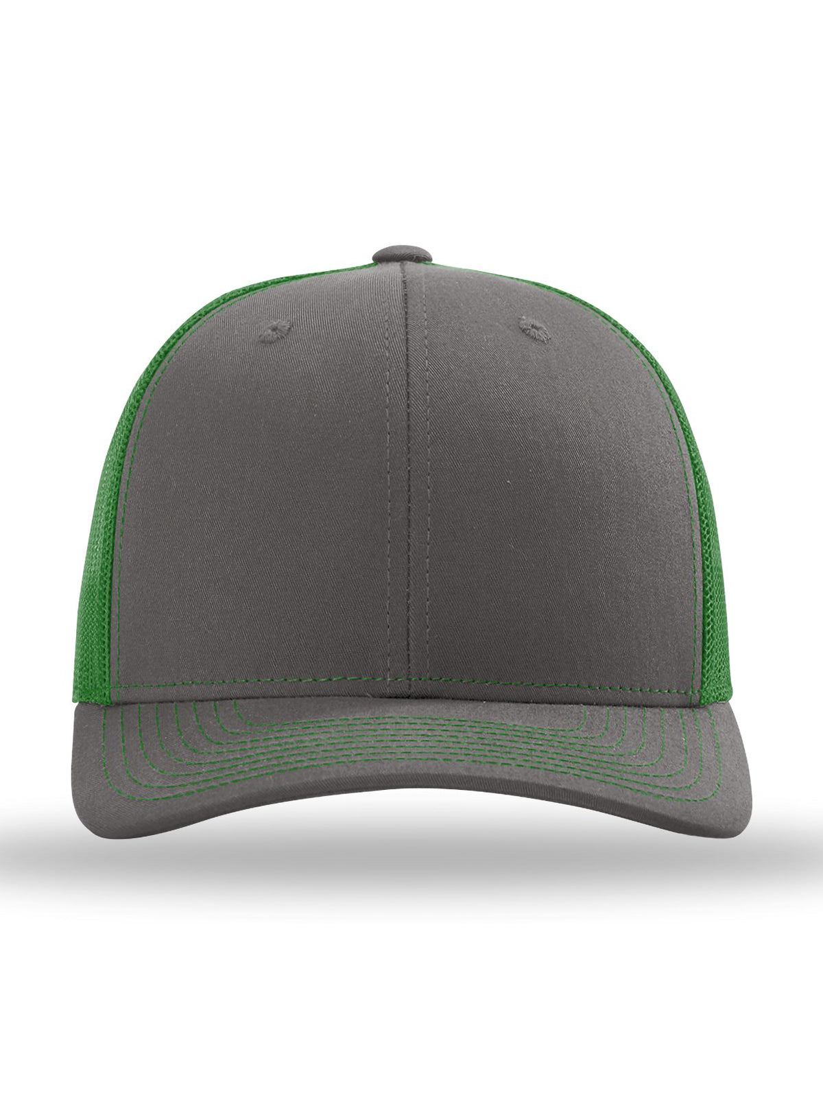 Unisex Trucker Cap - 112 - Charcoal/ Kelly