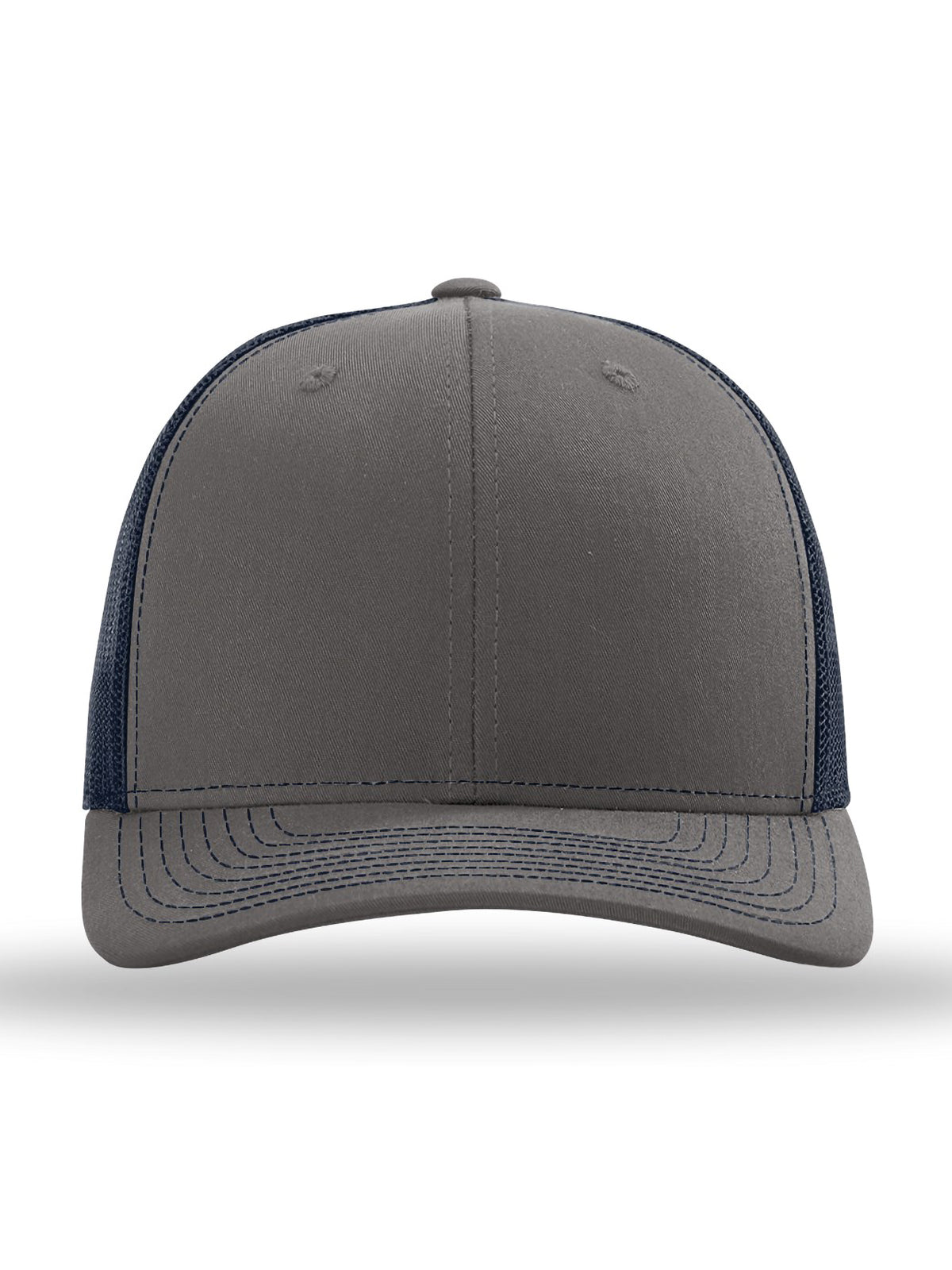 Unisex Trucker Cap - 112 - Charcoal/ Navy