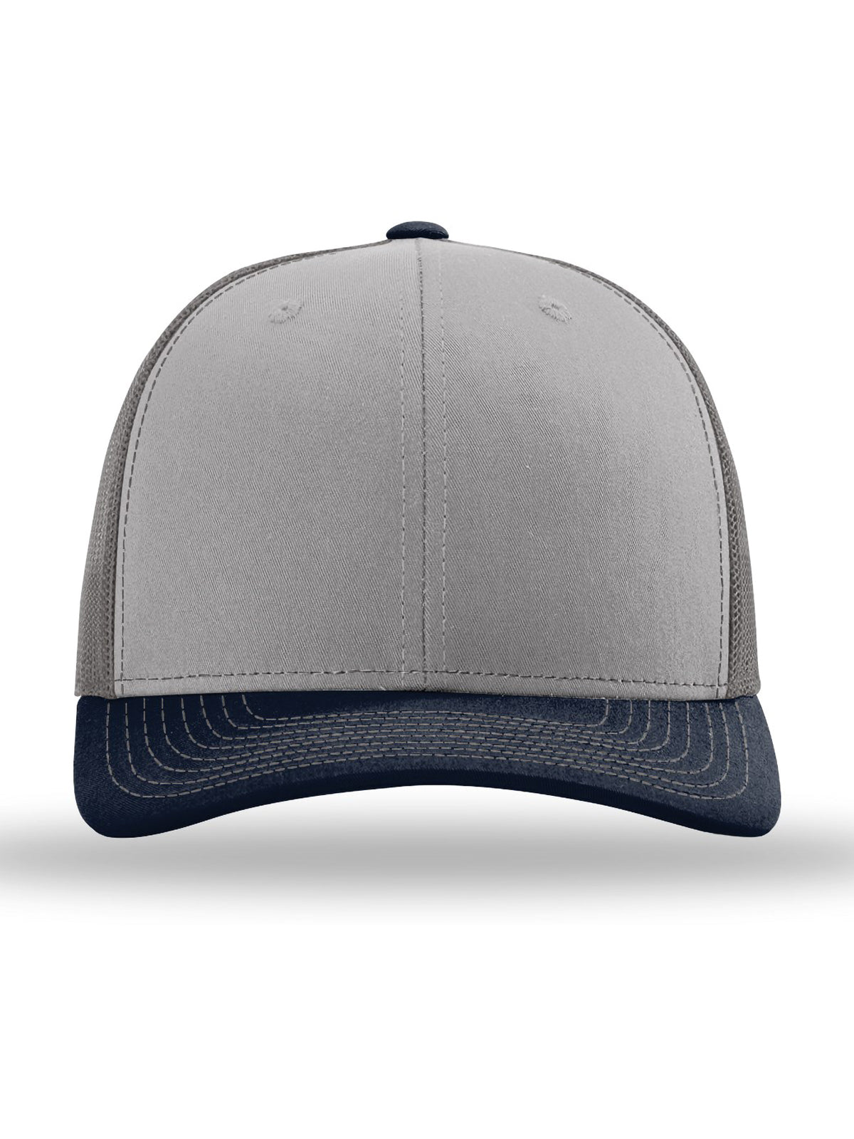 Unisex Trucker Cap - 112 - Grey/ Charcoal/ Navy
