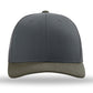 Unisex Trucker Cap - 112 - Gunmetal/ Gunmetal/ Chocolate Chip