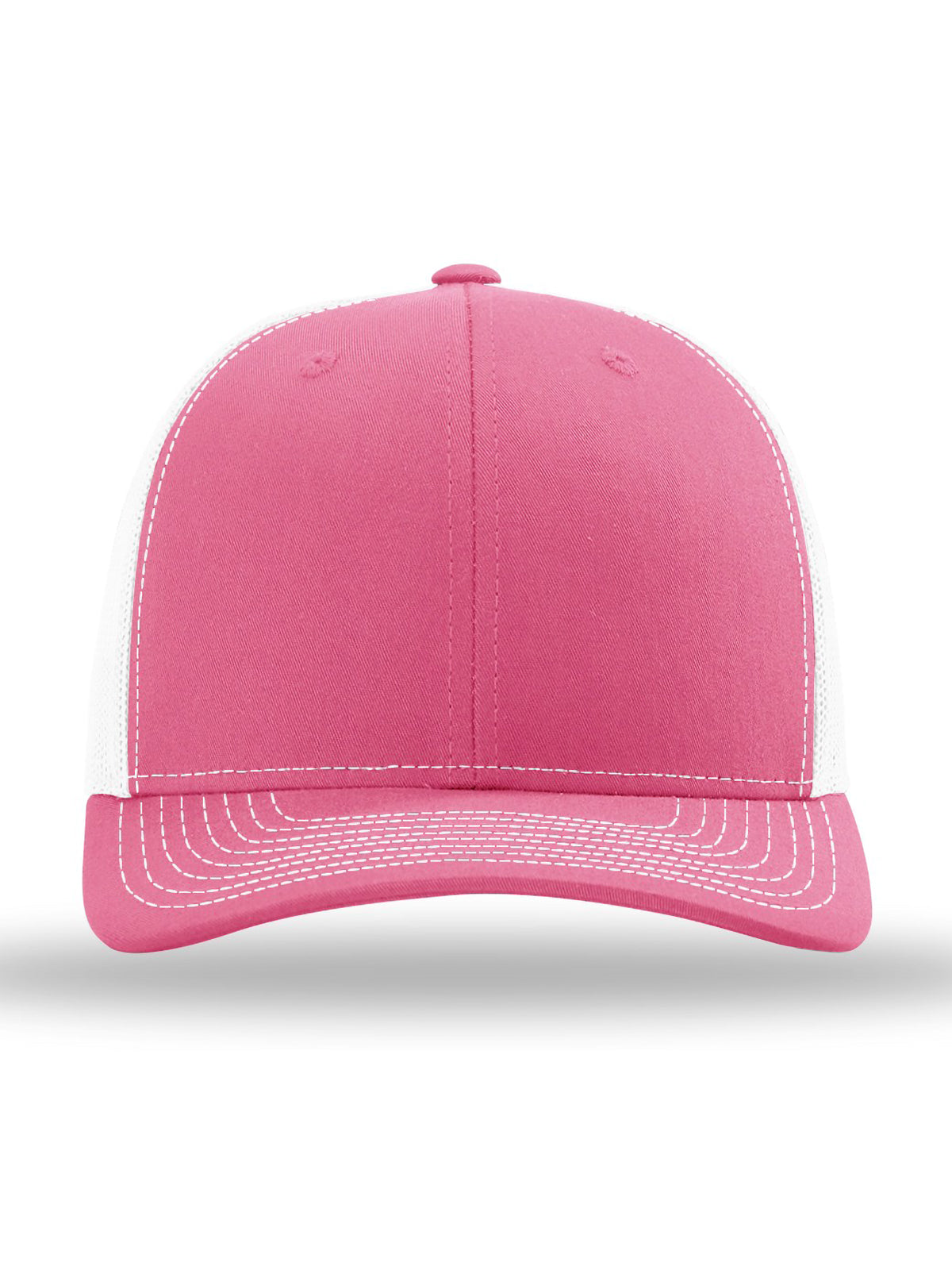 Unisex Trucker Cap - 112 - Hot Pink/ White