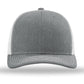 Unisex Trucker Cap - 112 - Heather Grey/ Light Grey