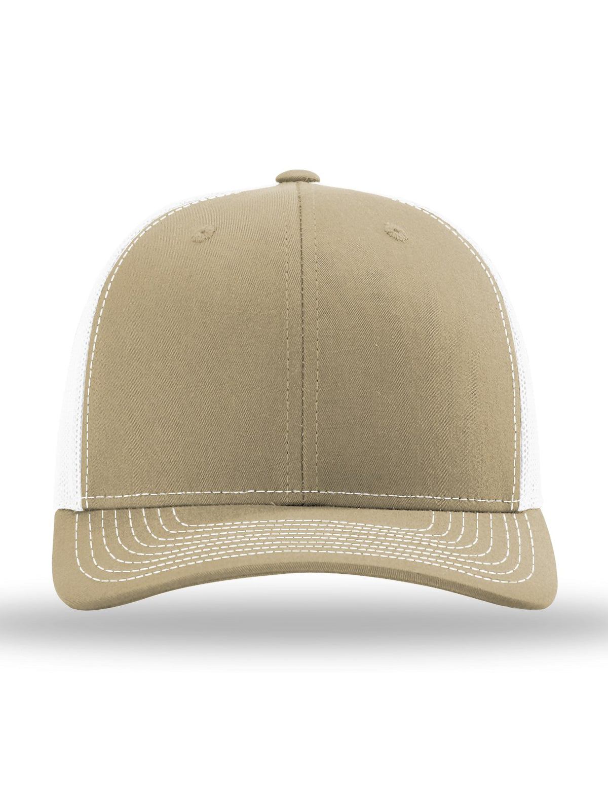 Unisex Trucker Cap - 112 - Khaki/ White