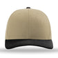 Unisex Trucker Cap - 112 - Khaki/ Khaki/ Black