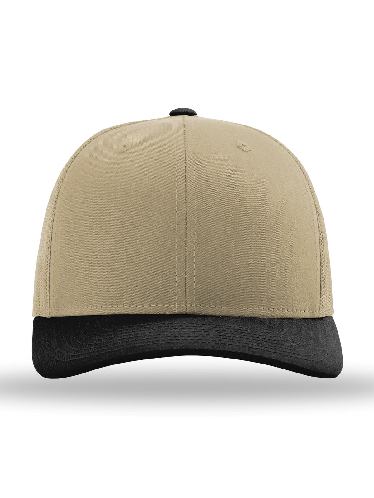 Unisex Trucker Cap - 112 - Khaki/ Khaki/ Black
