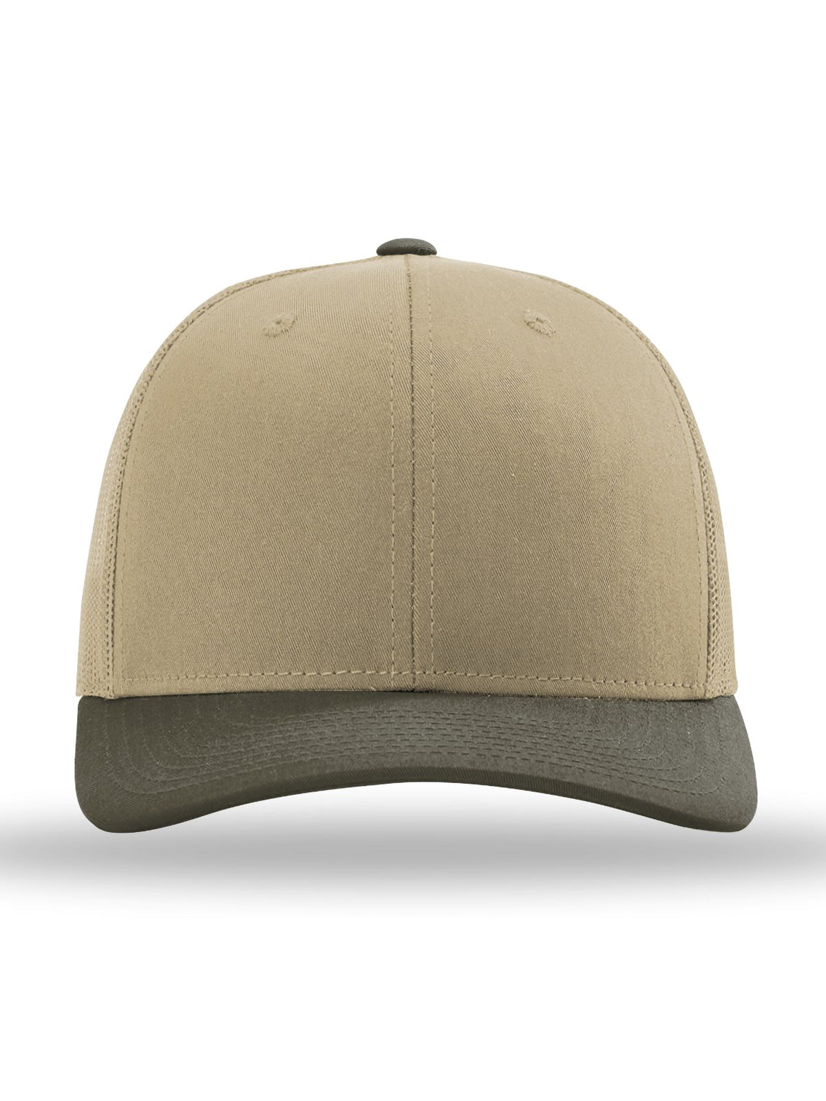 Unisex Trucker Cap - 112 - Khaki/ Khaki/ Chocolate Chip