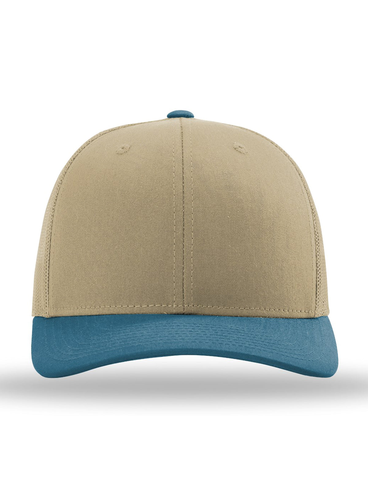 Unisex Trucker Cap - 112 - Khaki/ Khaki/ Legion Blue