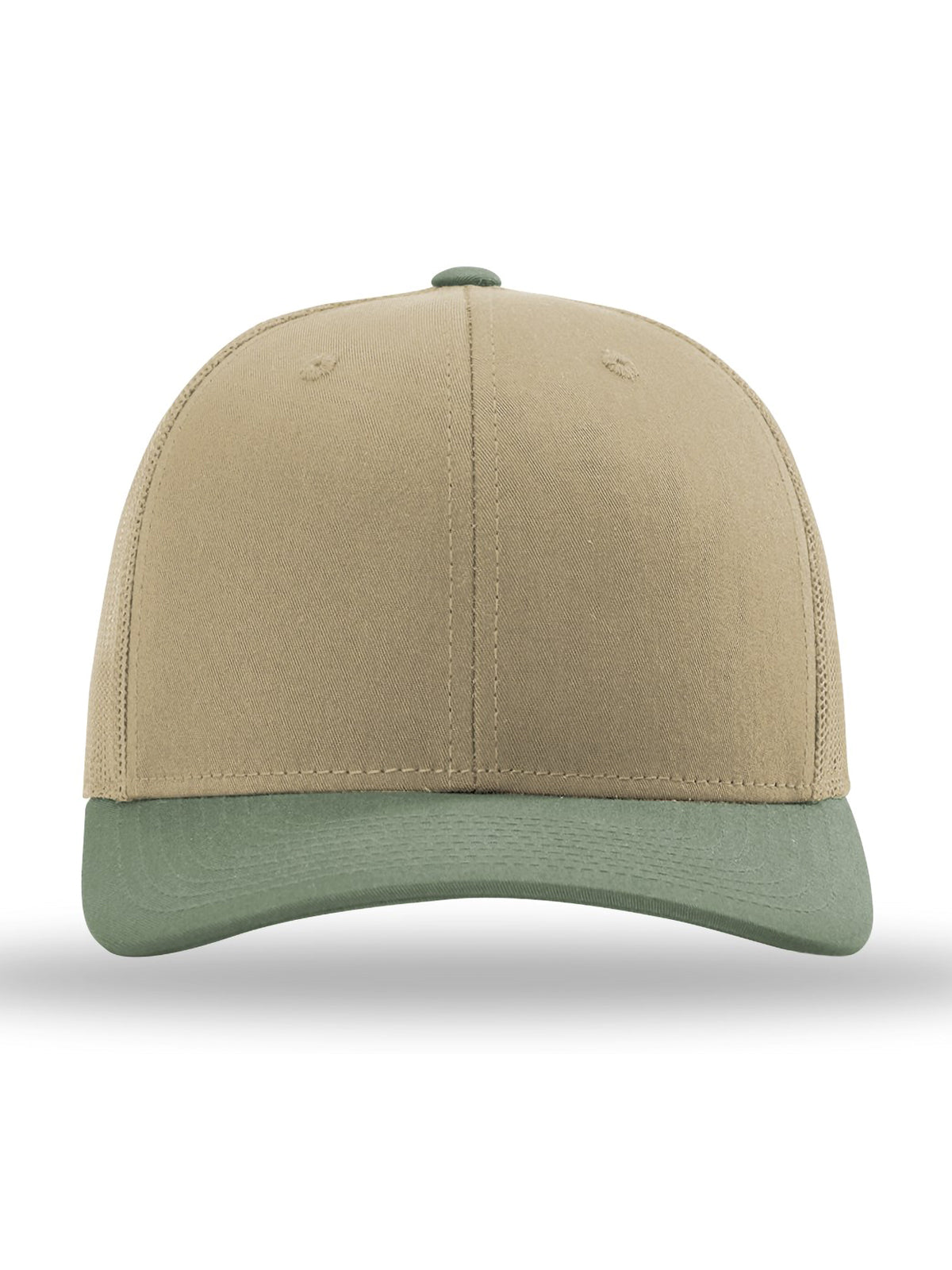 Unisex Trucker Cap - 112 - Khaki/ Khaki/ Loden