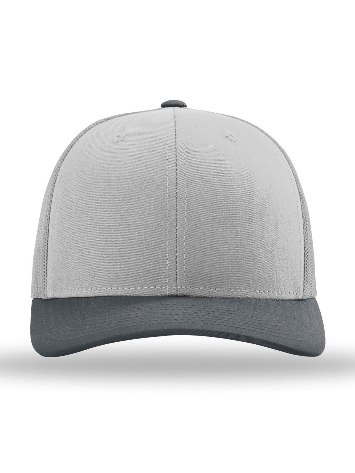 Unisex Trucker Cap - 112 - Light Grey/ Light Grey/ Gunmetal