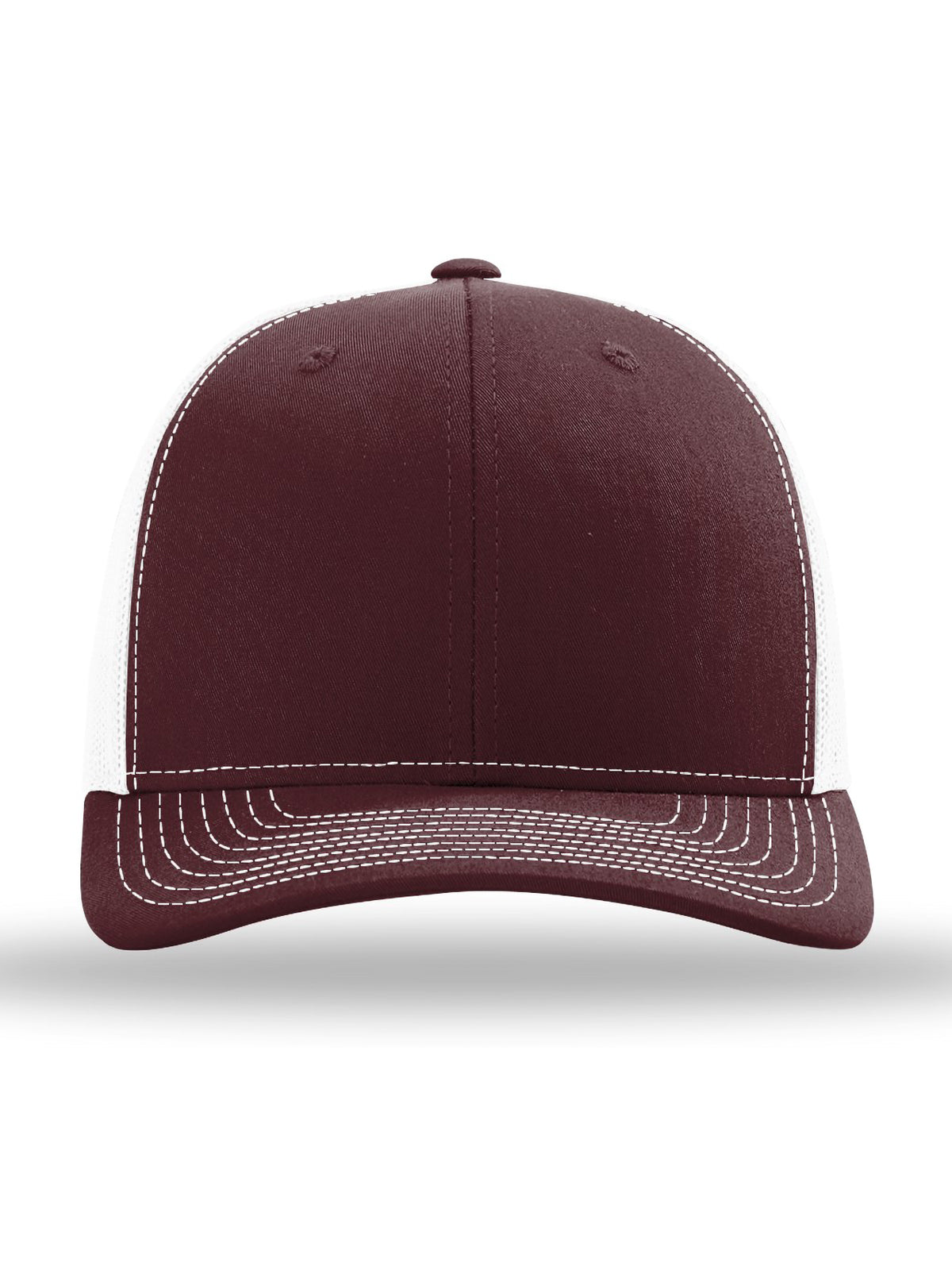 Unisex Trucker Cap - 112 - Maroon/ White
