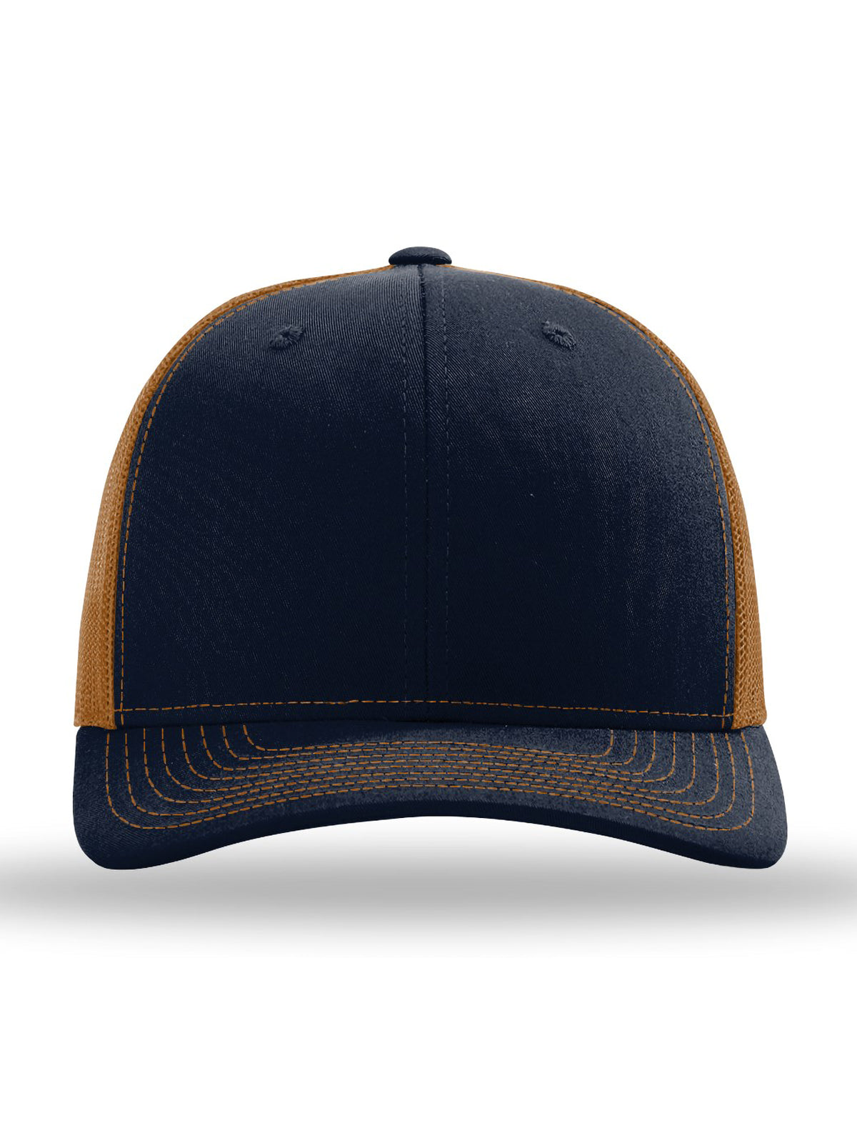 Unisex Trucker Cap - 112 - Navy/ Caramel