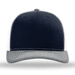 Unisex Trucker Cap - 112 - Navy/ White/ Heather Grey