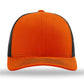 Unisex Trucker Cap - 112 - Orange/ Black