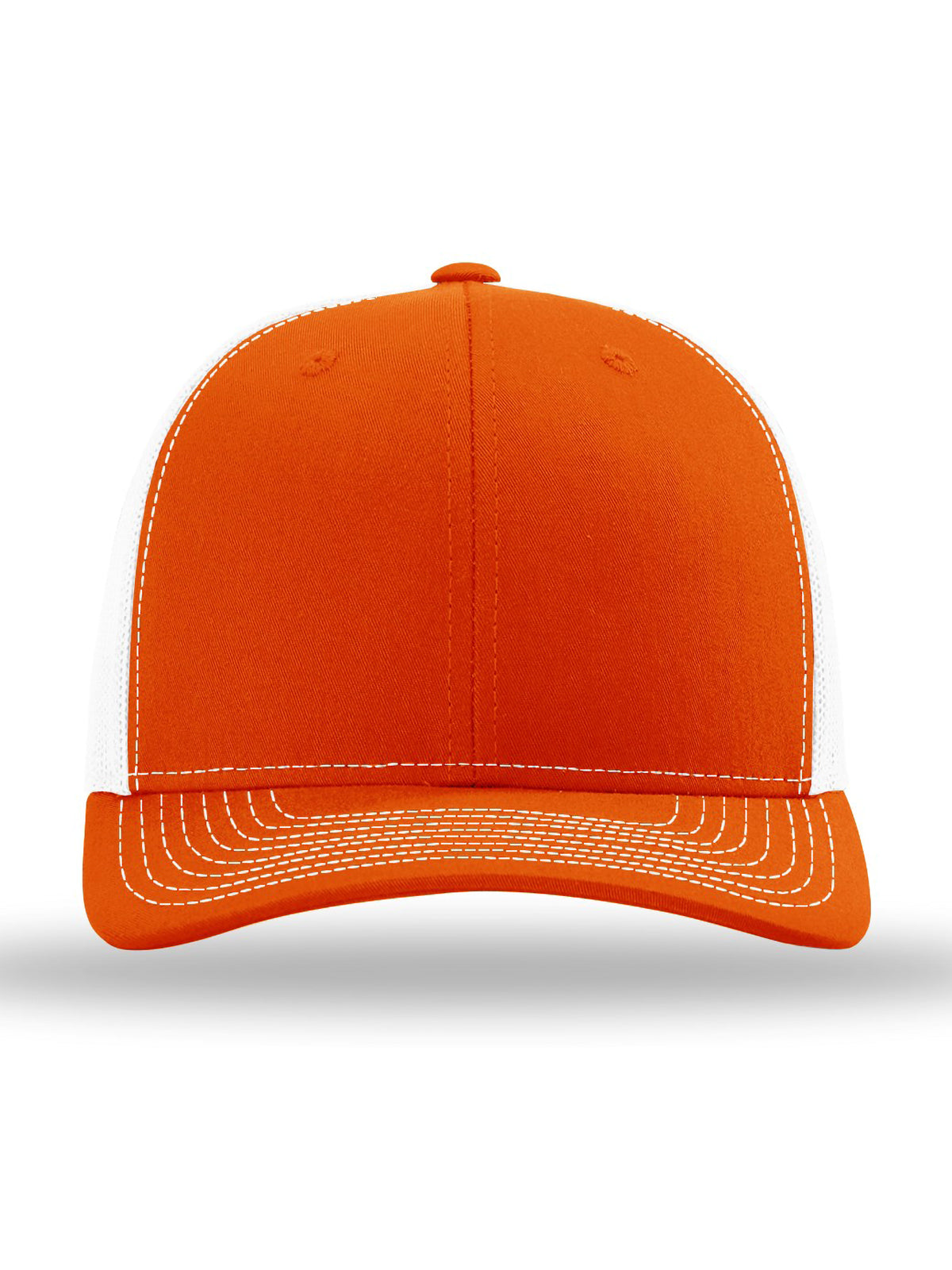 Unisex Trucker Cap - 112 - Orange/ White