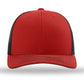 Unisex Trucker Cap - 112 - Red/ Black