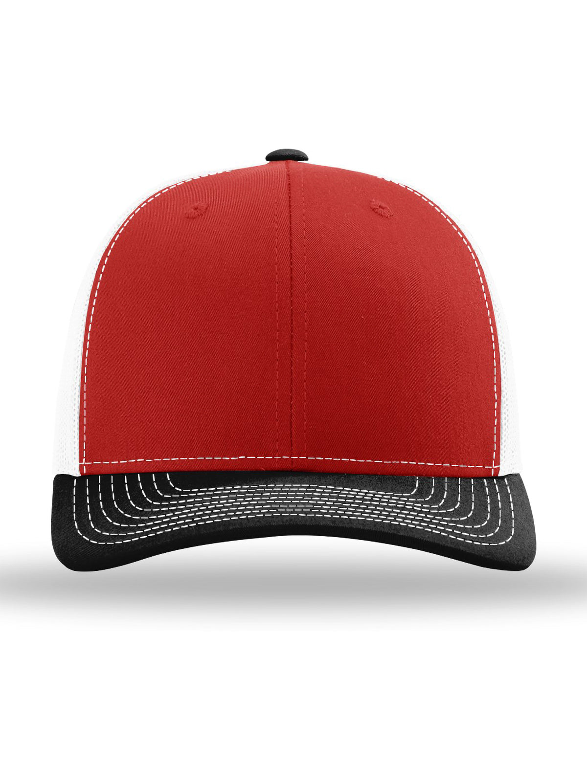 Unisex Trucker Cap - 112 - Red/ White/ Black