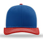 Unisex Trucker Cap - 112 - Royal/ White/ Red